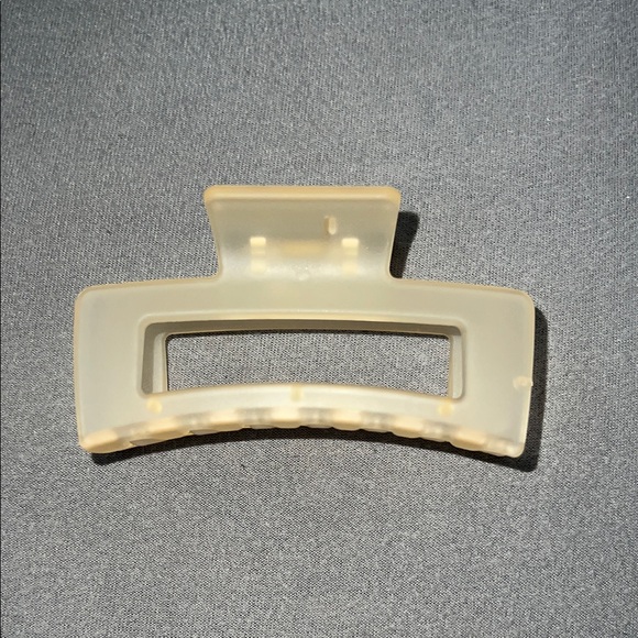 Target Other - Small Orange Cream Hair Claw Clip